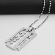 men chain stainless steel 2021 Blade necklaces men pendants woman accessories fashion necklace jewelry gold chain on the neck