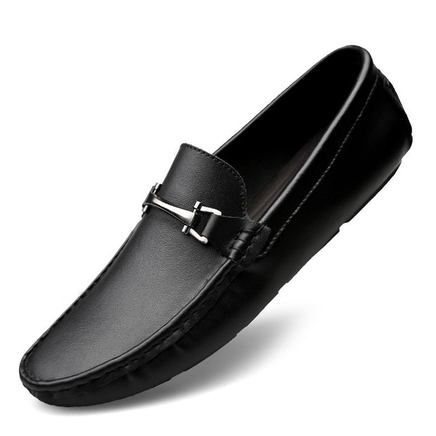 Man Shoes Classic Fashion Italian Style Genuine Leather Men Loafers