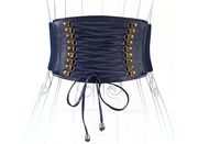 European and American super wide waist women fashion elastic elastic fringed wide belt decorative skirt accessories