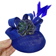 Hair Accessories Feather Flower Hat
