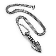 Hip Hop Accessories Trend Personality Cross Blade Necklace Men And Women Titanium Steel Jewelry