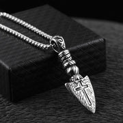 Hip Hop Accessories Trend Personality Cross Blade Necklace Men And Women Titanium Steel Jewelry